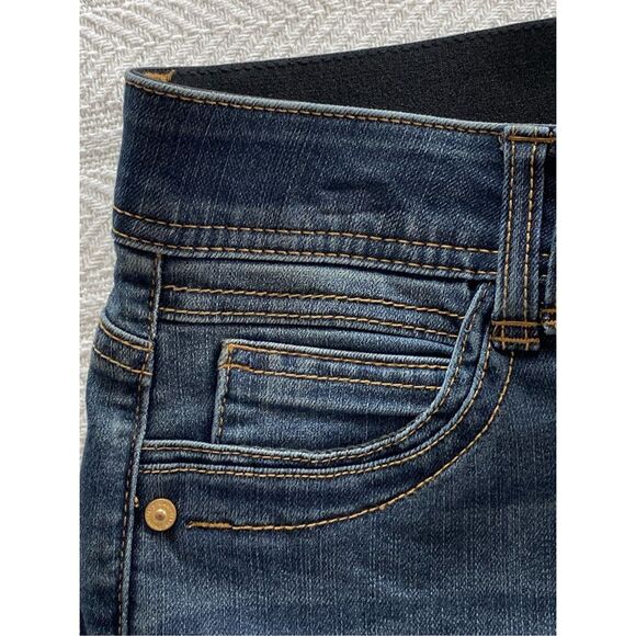 DEMOCRACY Women’s SIZE 2 Skyrise Ankle Skimmer Roll Cuff “Ab” Technology Jeans - Picture 6 of 11